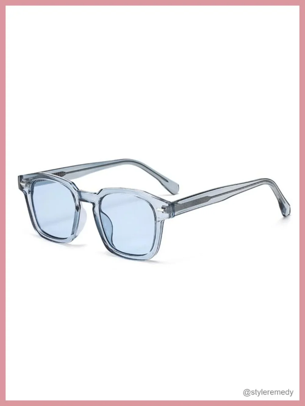 Retro Square Sunglasses UV400 Protection Lightweight PC Frame Unisex Trendy